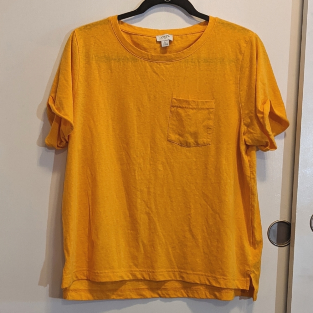Golden yellow J. Crew Tshirt